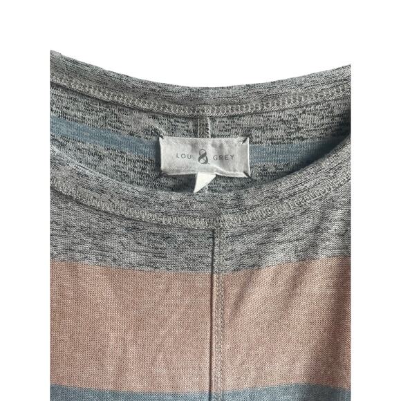 Lou & Grey Striped Oversized Sweater - Size XL - Picture 3 of 3